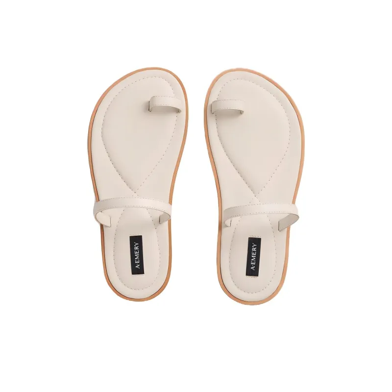 A.EMERY Slide Slippers Women's Ecru-2