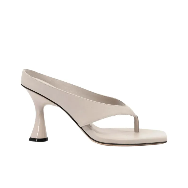 STUDIO AMELIA Flip Flops 9cm Women's Beige-1