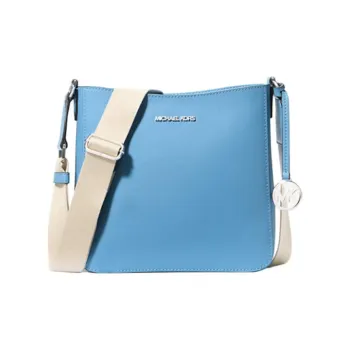 MICHAEL KORS Jet Set Travel Coated Canvas Messenger Bag Shoulder Bag Crossbody Bag Small Size Women's Pacific Blue