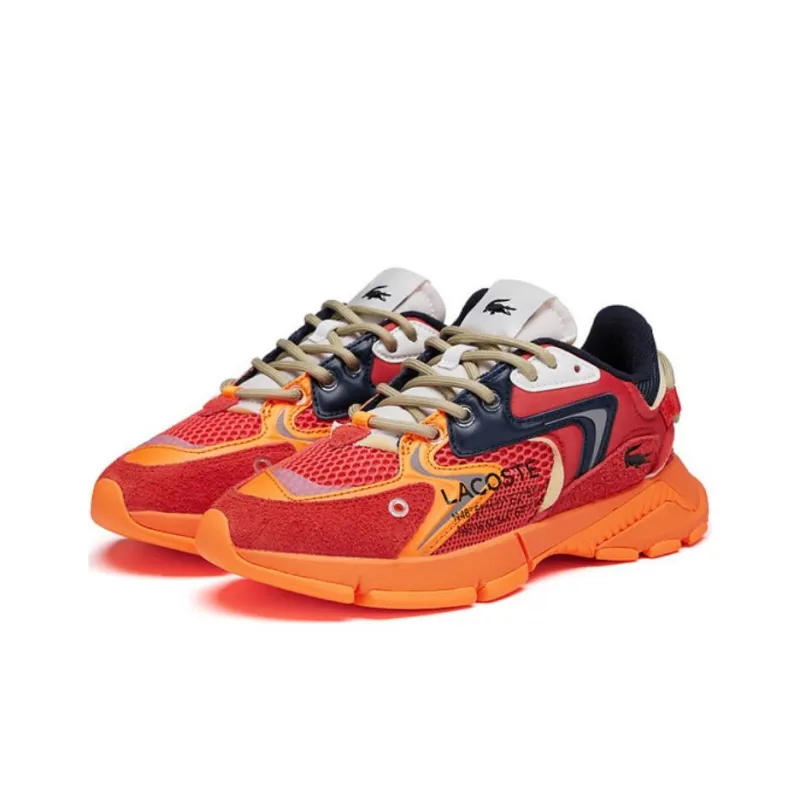LACOSTE L003 Neo Low Top Casual Shoes Women's Orange-2