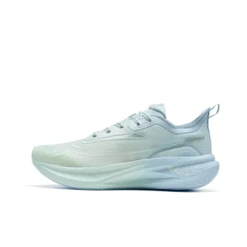 XTEP Two Thousand Kilometers 2.0 Running Shoes Women's Low Top Light Fruit Green/Microwave Blue