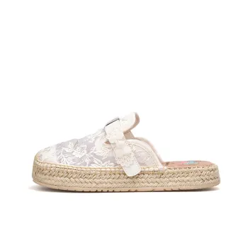Joy&Mario Plastic Sole Slip Resistant Wrap toe Slippers Women's