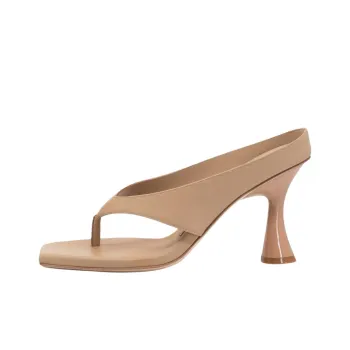 STUDIO AMELIA Flip Flops 9cm Women's Light Brown