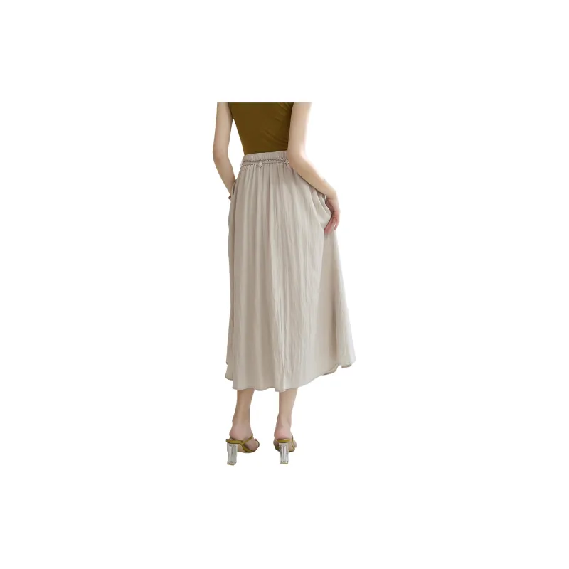 SMEN Casual Long Skirts Women's-17