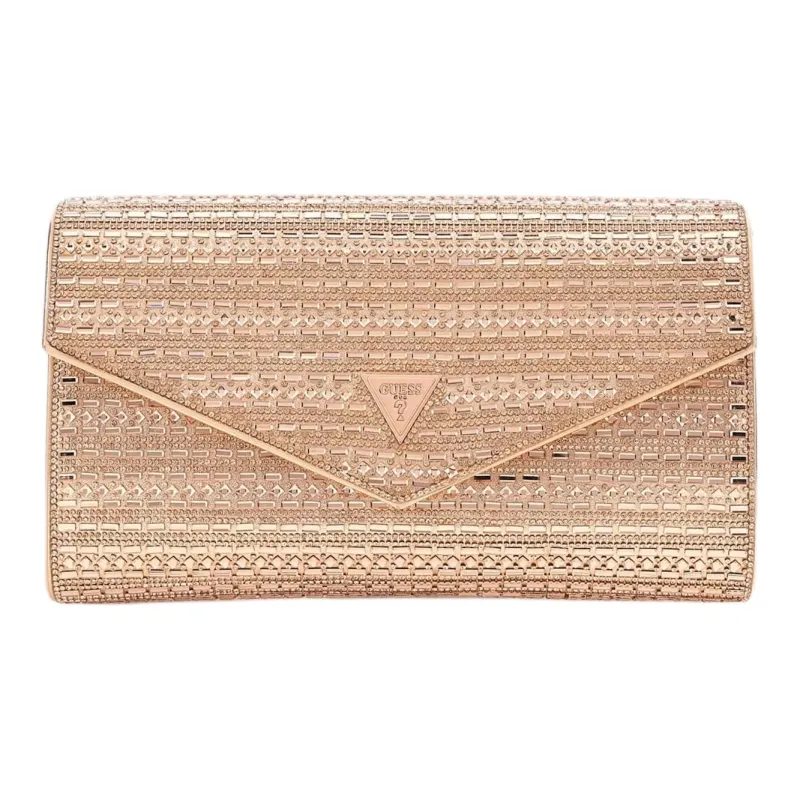 GUESS Artificial Leather Clutch Women's Rose Gold-0