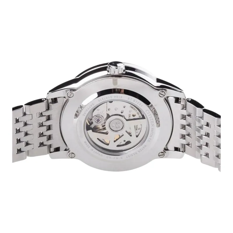 CITIZEN Classic Mechanical Automatic Mechanical Movement Watch Men's Watches Black Dial-2