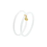 Jade Green Glaze Lucky Pendant 2 Pack (BAW108961)