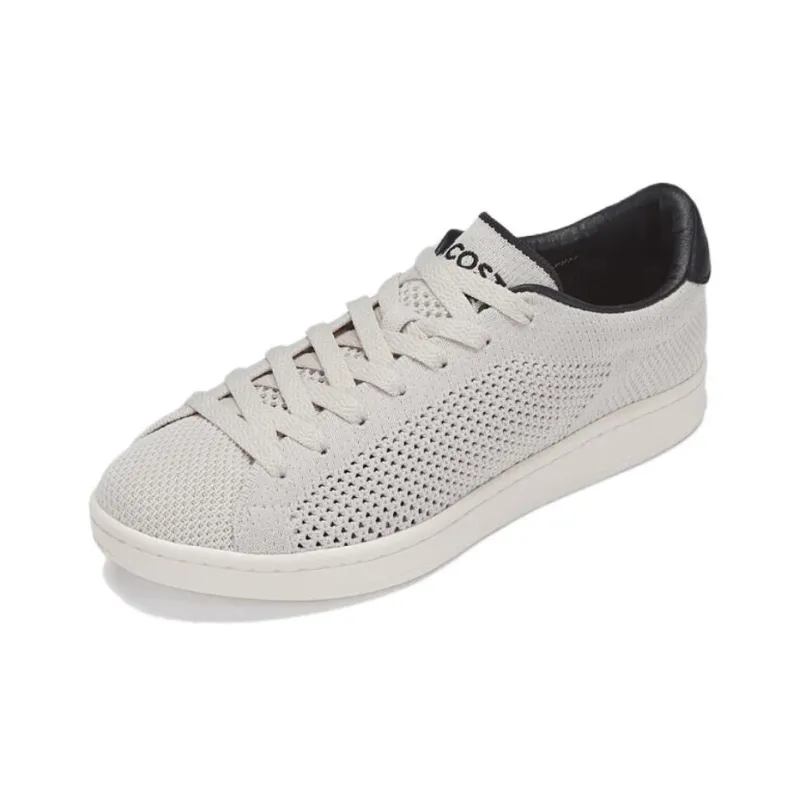LACOSTE Low Top Skateboard Shoes Women's Ecru-1