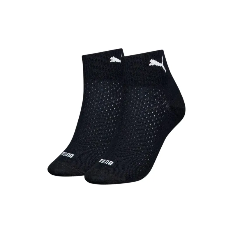 PUMA Ankle Socks Women's 2 Pack Black-0