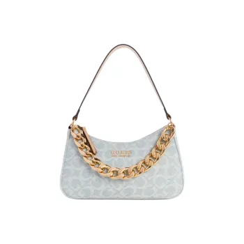 GUESS Denim Handbag, Shoulder Bag Regular Women's Blue