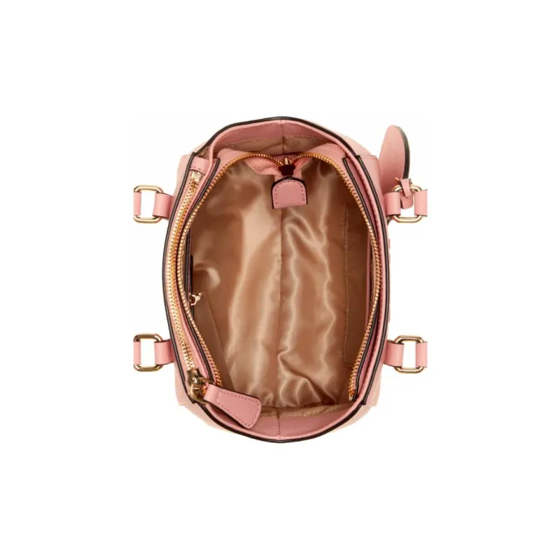 GUESS Faux Leather Shoulder Bag Crossbody Bag Handbag Mini Women's Pink-2