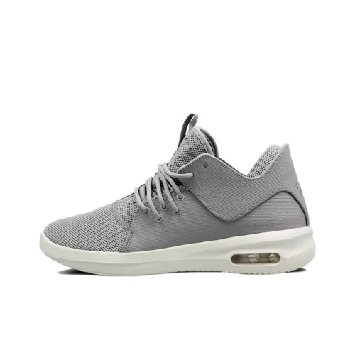 Jordan First Class Casual Shoes Men Low-Top Gray/White