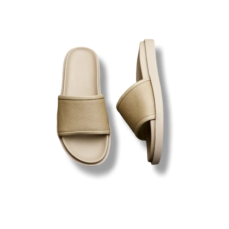 Brounvanm Slide Slippers Men's Apricot-4