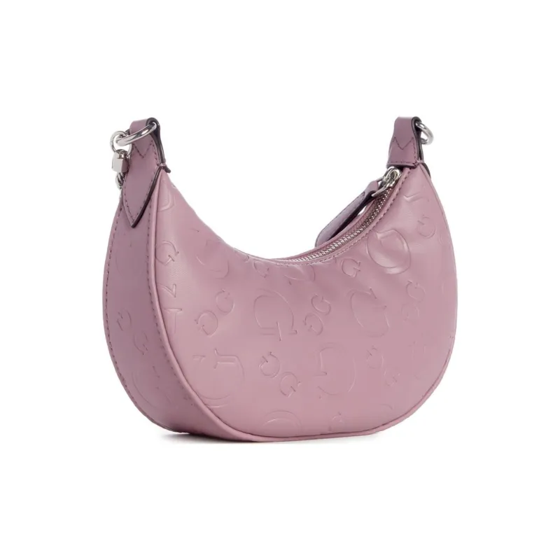GUESS Artificial Leather Crescent Bag Shoulder Bag Crossbody Bag Regular Women's Purple-1