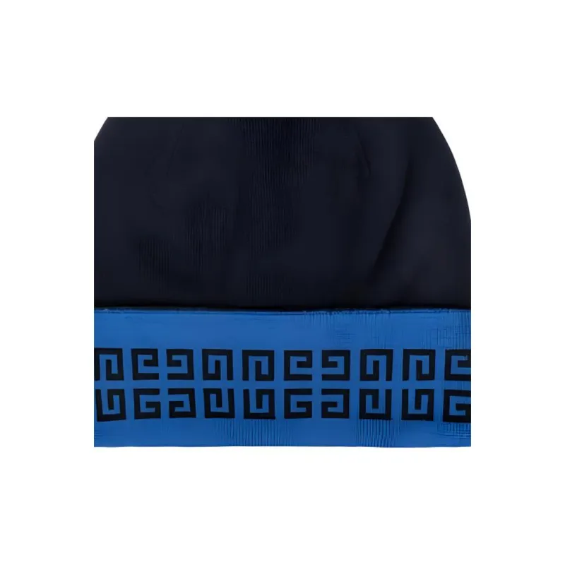 Givenchy Logo Intarsia Turn Up Beanie-2