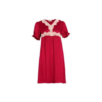 Silk Boundary Nightgown Women's