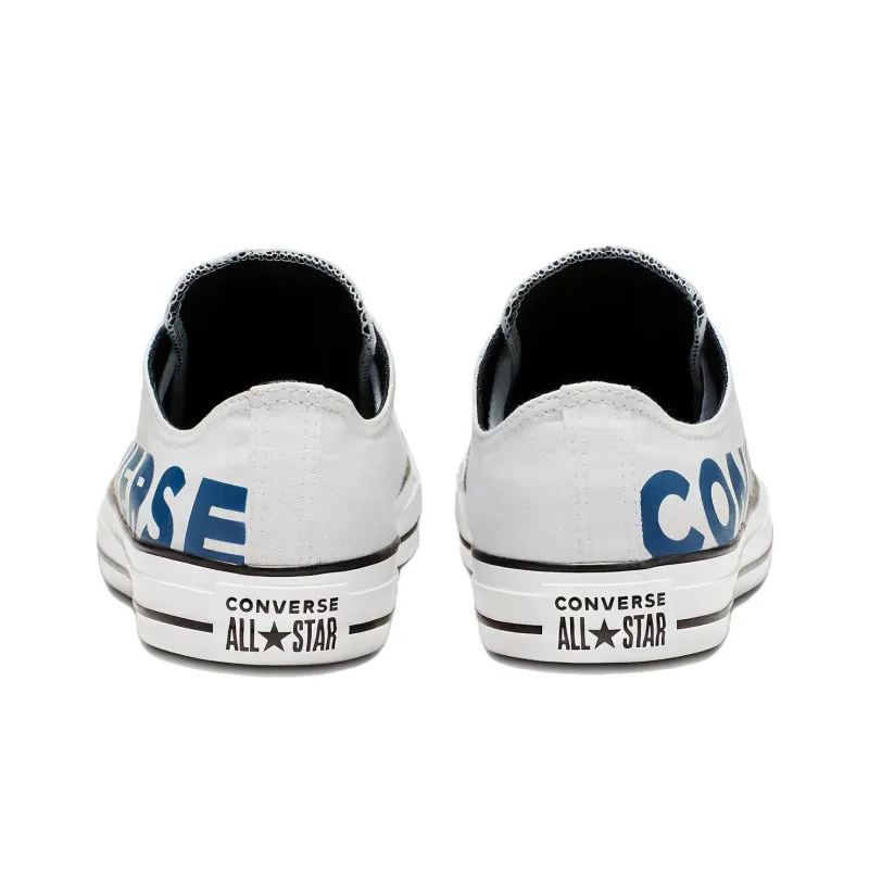 Converse Chuck Taylor All Star Ox Sneakers White/Blue-3