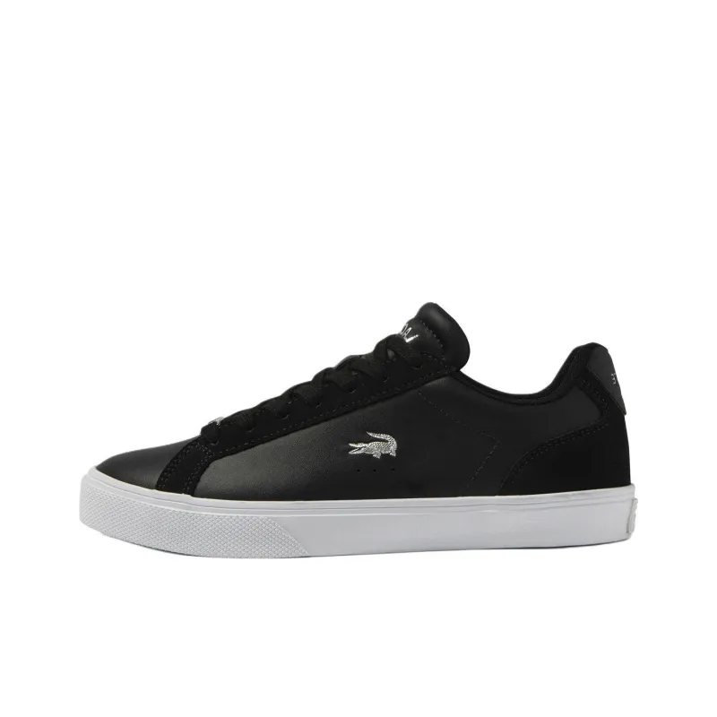 LACOSTE Lerond Pro Low-Top Skateboard Shoes Women's Black-0