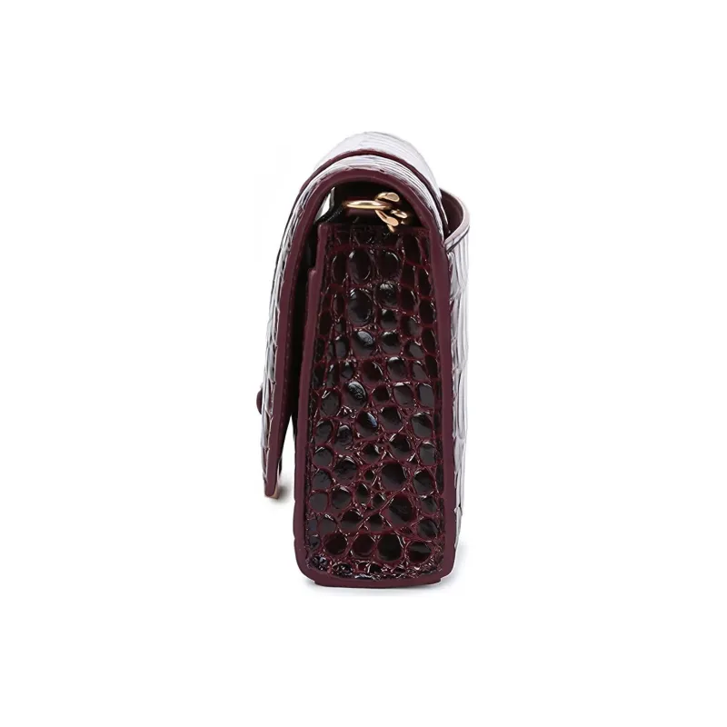 Balenciaga Hourglass Cow Leather Hourglass Bag Crossbody Bag Shoulder Bag Women's Deep Red-2