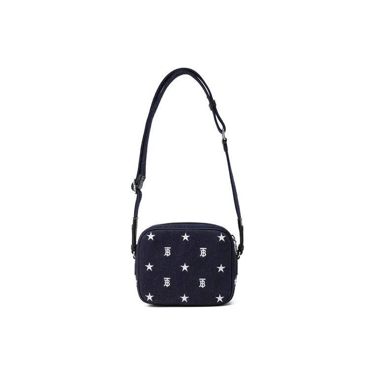 Burberry Denim Camera Bag, Shoulder Bag, Crossbody Bag, Kids' Bag Kids' Dark Blue-4
