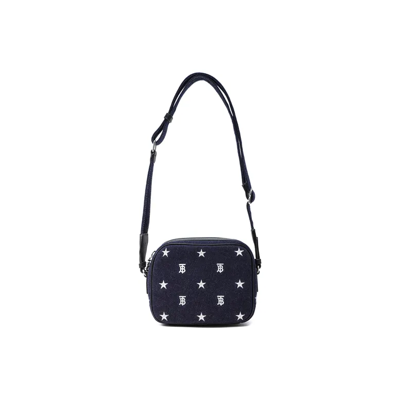 Burberry Denim Camera Bag, Shoulder Bag, Crossbody Bag, Kids' Bag Kids' Dark Blue-1