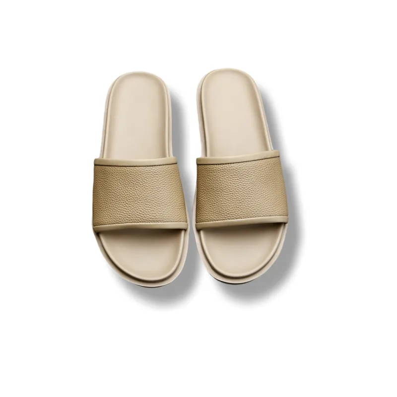 Brounvanm Slide Slippers Men's Apricot-2