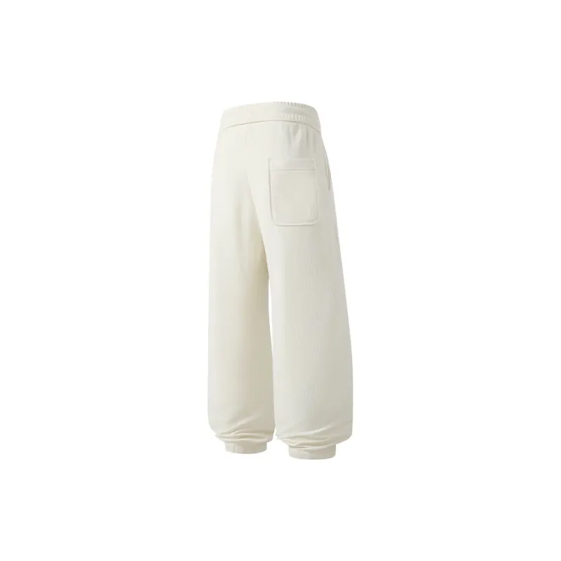Jeep Elastic Straight Fit Elastic Cuff Lace Up Casual Pants Unisex-1