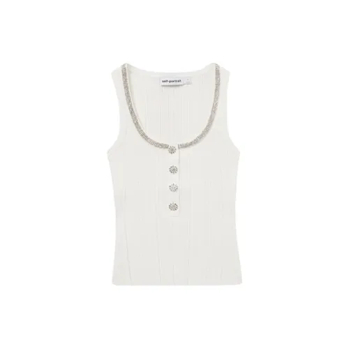 Self-portrait Camisoles Women's White