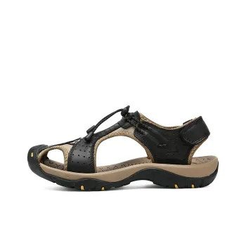 Black tailed Deer Beach Sandals Men's