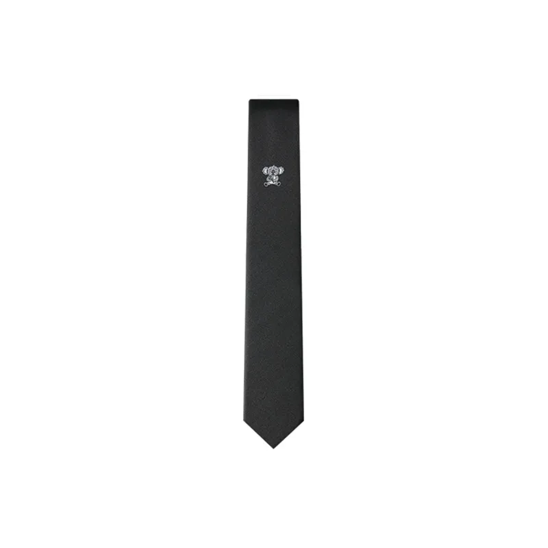GIEVES CHARLES Mulberry Silk Ties Men's Black-6