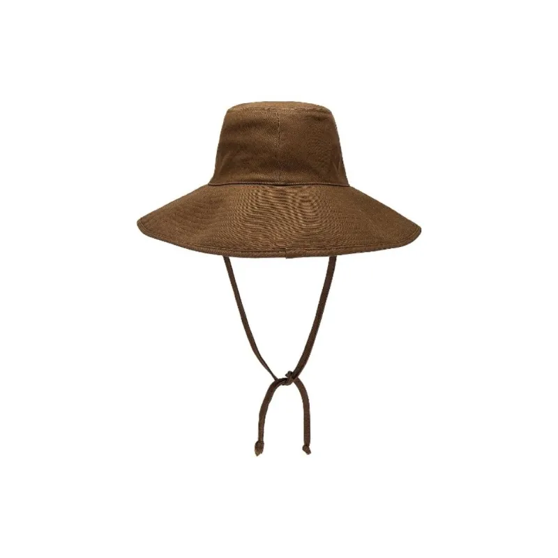 Lack Of Color Cotton Bucket Hats Unisex Brown-1
