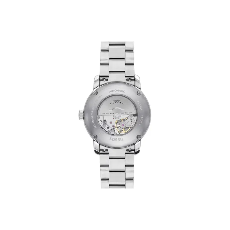 FOSSIL Wrist Watch Automatic Mechanical Movement Stainless Steel Strap 43mm Blue Dial Men's Watches-2