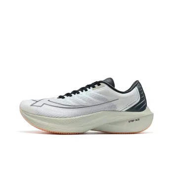 XTEP Integrated Molding Generation 1 Running Shoes Men Low Top Canvas White/Black