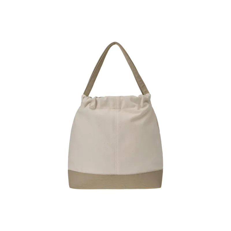 Emis Cotton And Polyurethane Bucket Bag Handbag Shoulder Bag Unisex Pink-2