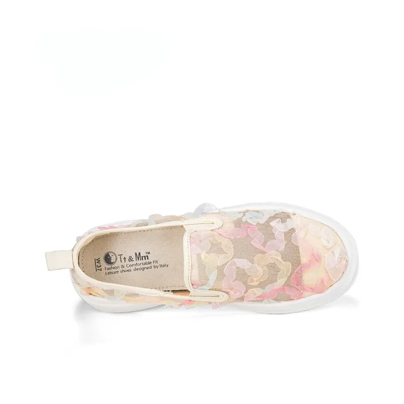 TT&MM Loafers 3cm Women's White Blue-9