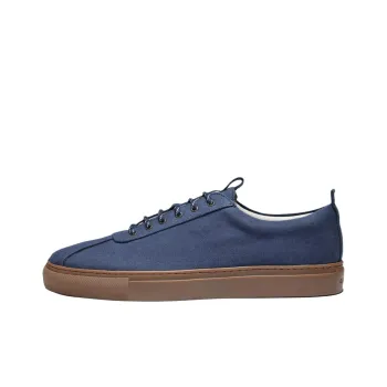 GRENSON Canvas Shoes Men's Marine Blue