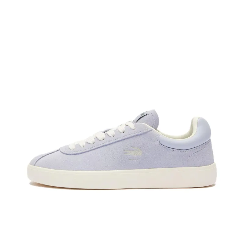 LACOSTE Baseshot Low Top Skateboard Shoes Women's Light Purple-0