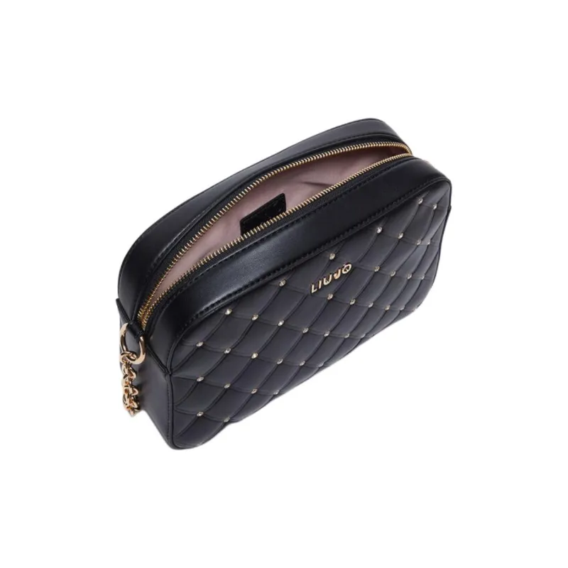 LIU·JO Eco Friendly PU Portable Crossbody Bag Shoulder Bag Women's Black-3