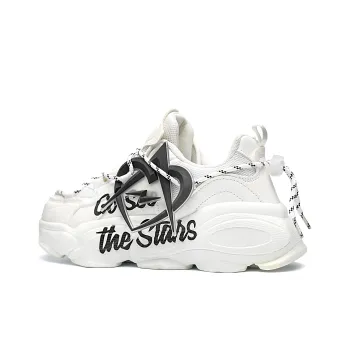MVA Chunky Sneakers Unisex Low Top Black