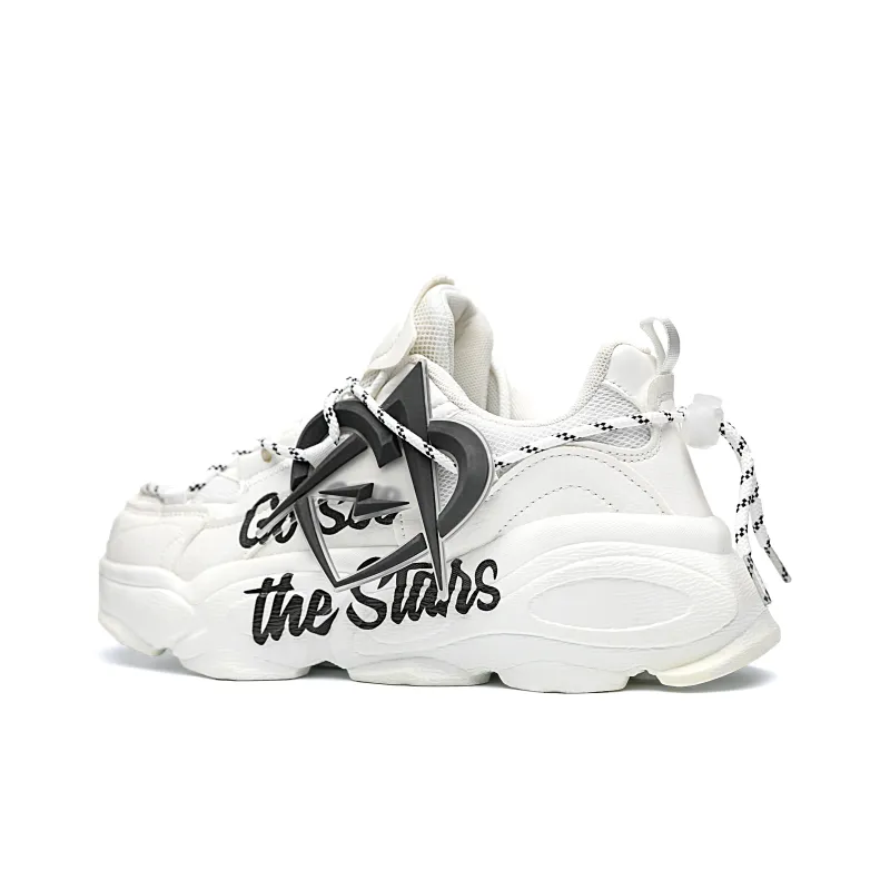 MVA Chunky Sneakers Unisex Low Top Black-0