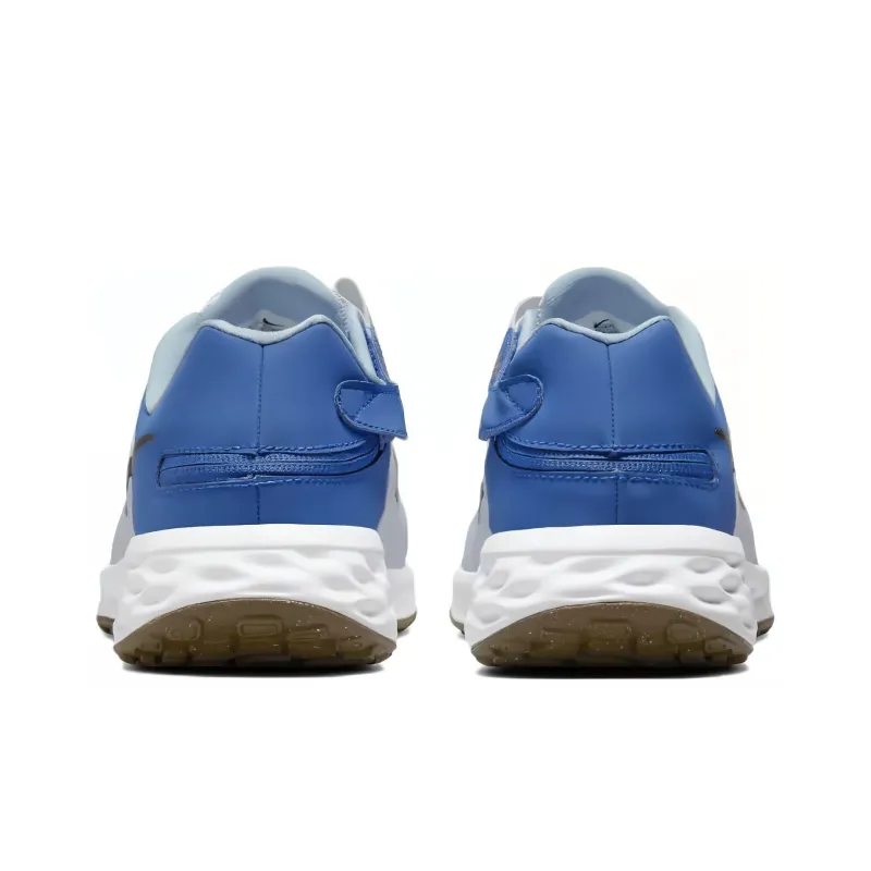 Nike Revolution 6 FlyEase Next Nature Pure Platinum Dark Marina Blue-4
