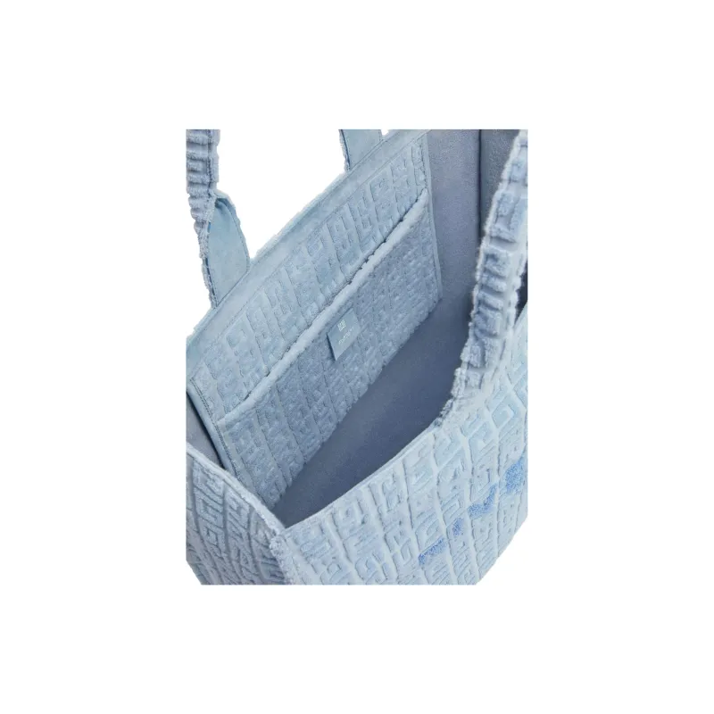 GIVENCHY G-Tote Fabric Tote Bag Shopping Bag Handbag Medium Size Women's Sky Blue-4