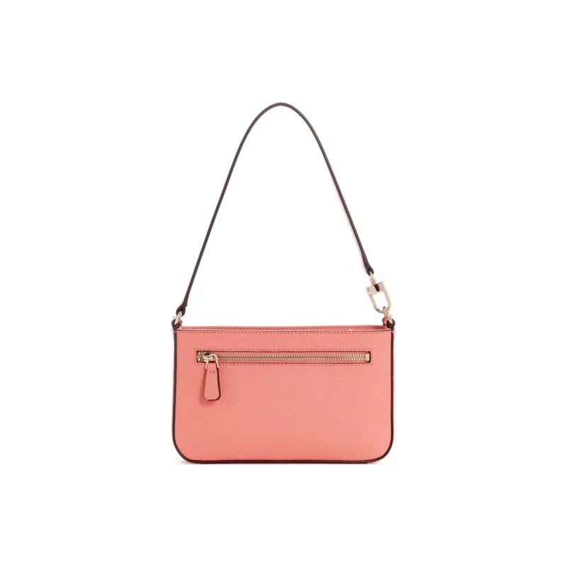 GUESS Artificial Leather Shoulder Bag Women's Pink-3