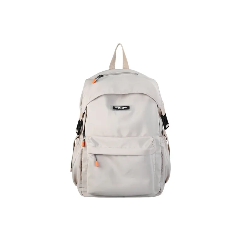 Venerable Brahma Nylon Backpack Regular Unisex Black/Gray/Beige/Yellow-12