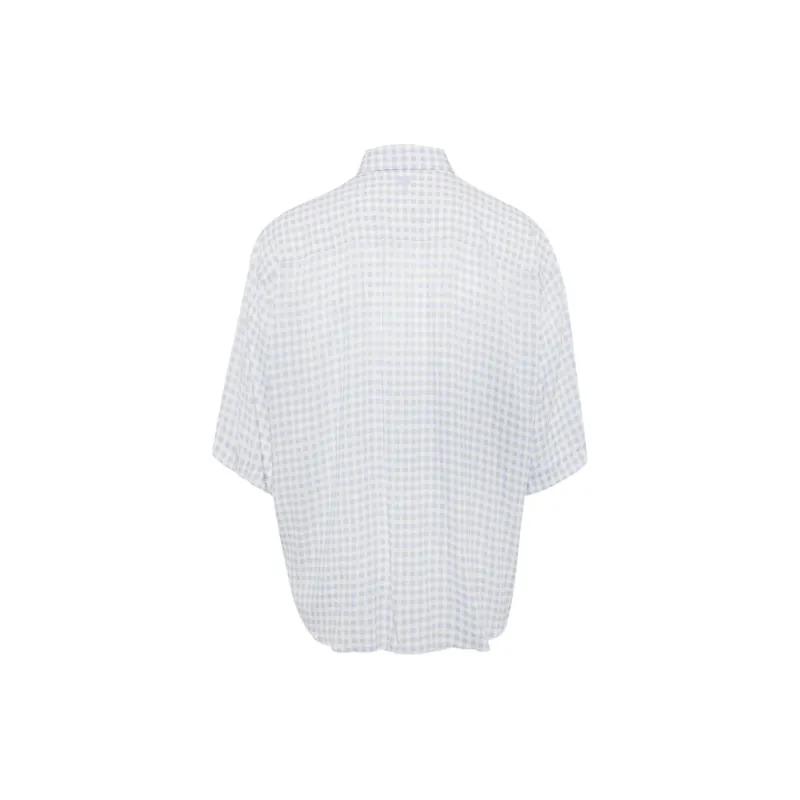 Ami Gingham Short Sleeve Shirt-1