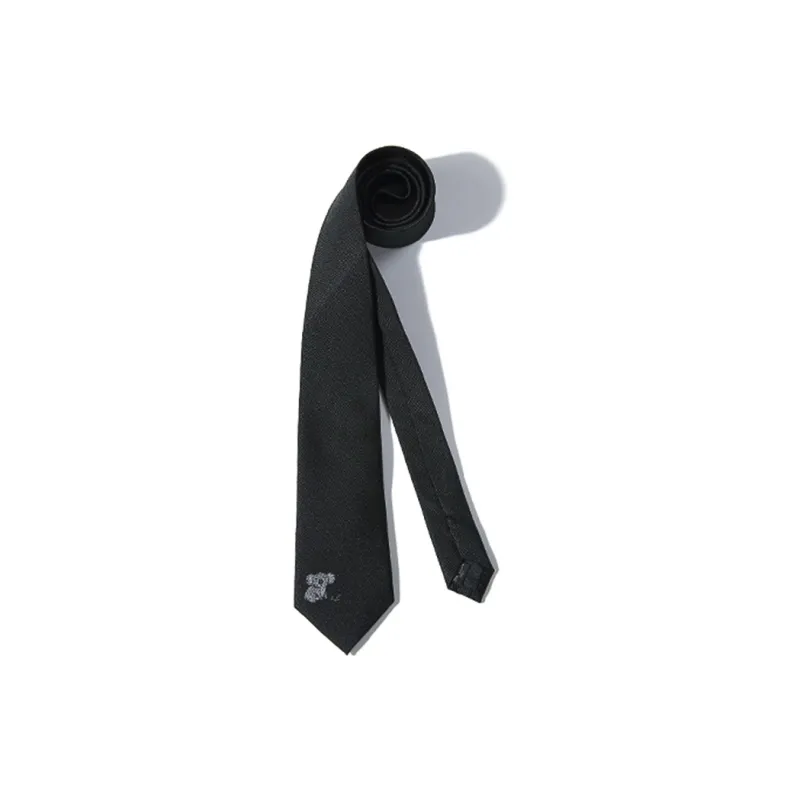GIEVES CHARLES Mulberry Silk Ties Men's Black-5