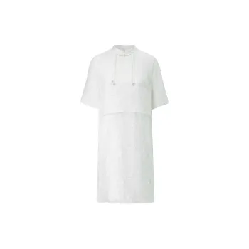 Self Who Short Sleeved Dresses Women's White
