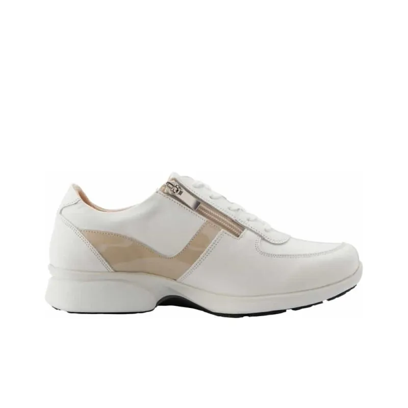 Asics Pedala Ladies 4E 'White Tan' Women's-1