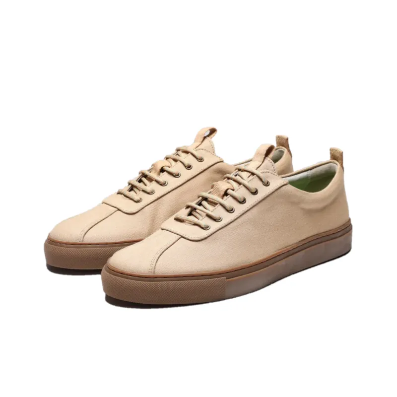 GRENSON Canvas Shoes Men's Beige-2