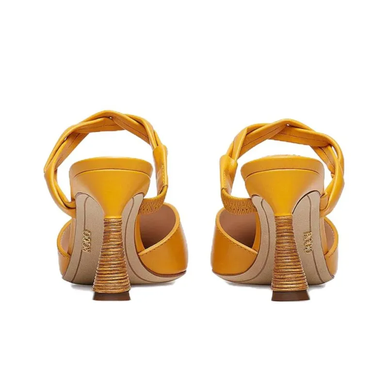 Rodo Wrap-toe Slippers Women's Yellow-4